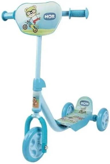 Patinete Infantil 3 Rodas Altura Ajustável 62-72cm, Suporta até 30kg, Base Antiderrapante