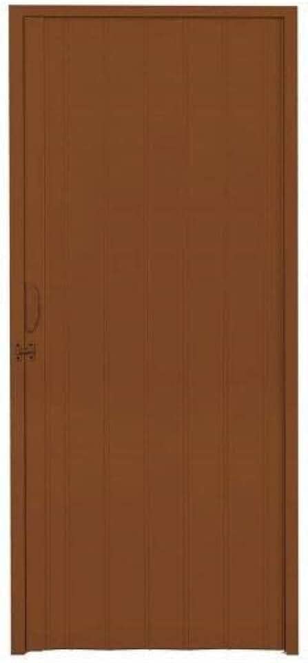 Porta Sanfonada PVC Polifort 210cmx70cm Mogno