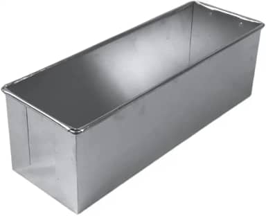 FORMA RETANGULAR PARA BOLO E PÃO CASEIRO 30X10X10 ALUMÍNIO