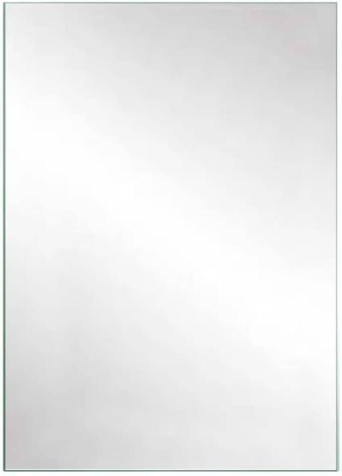 Espelho para Barbear 20x20cm com Fita Dupla Face Extra Forte Espelho Decorativo para Banheiro Box Lavabo e Quarto