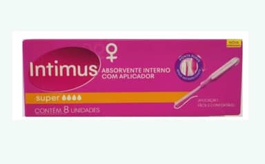 Intimus Absorvente Interno Sport Super, 1 pacote com 8 unidades
