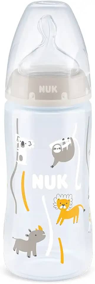 NUK Mamadeira Fc Temp. Control 300Ml S2 - Neutral Branco