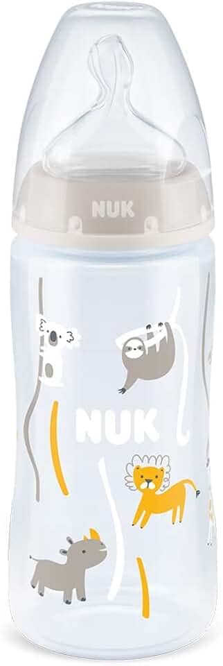 NUK Mamadeira Fc Temp. Control 300Ml S2 - Neutral Branco