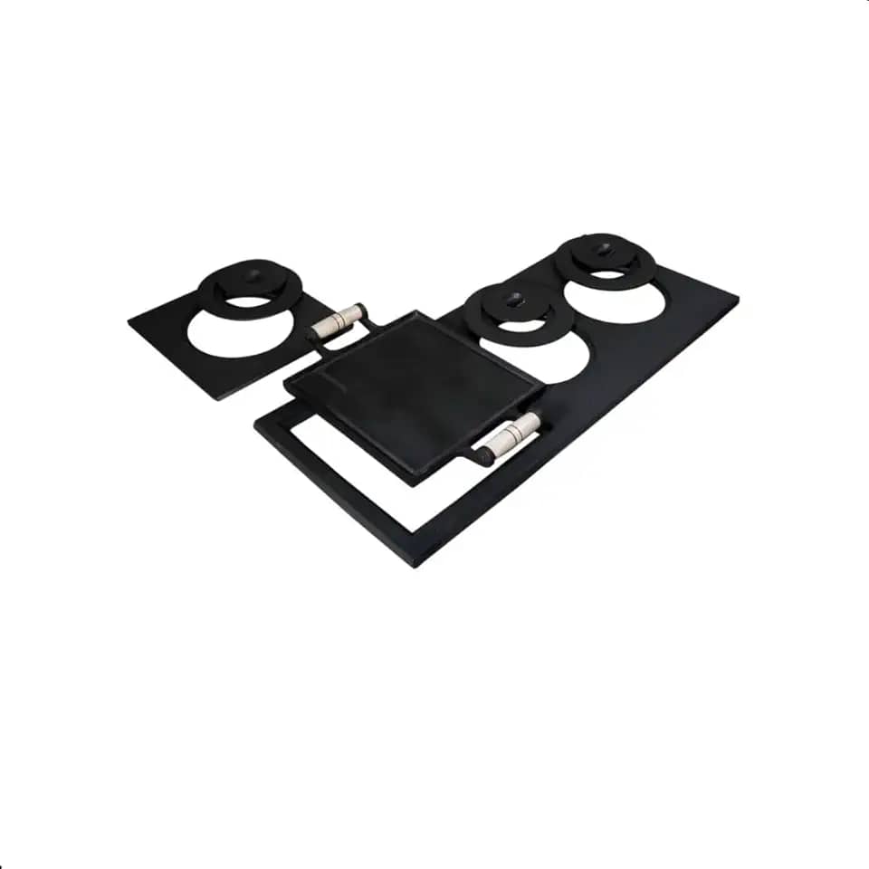 Chapa para fogão a lenha de ferro fundido com bifeteira multiuso