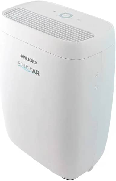 Purificador de Ar Mallory Respirar – 70m² de Alcance, 350m³/h CADR, Filtro HEPA13, 3 Funções Inteligentes, Sensor de Poeira e Indicador de Qualidade do Ar - Bivolt
