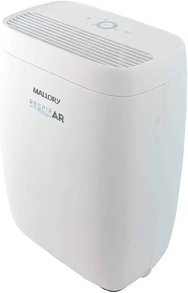 Purificador de Ar Mallory Respirar – 70m² de Alcance, 350m³/h CADR, Filtro HEPA13, 3 Funções Inteligentes, Sensor de Poeira e Indicador de Qualidade do Ar - Bivolt