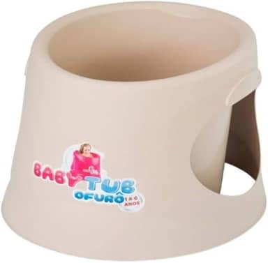 Baby Tub Banheira Babytub Ofurô - De 1 A 6 Anos - Candy Bege Pêssego -