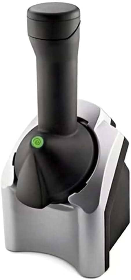 Máquina de Sorvete Vegano Caseiro 110V, Sorveteira para Sorvete Natural de Fruta e Gelado Cremoso, Ideal para Casa e Dietas Saudáveis