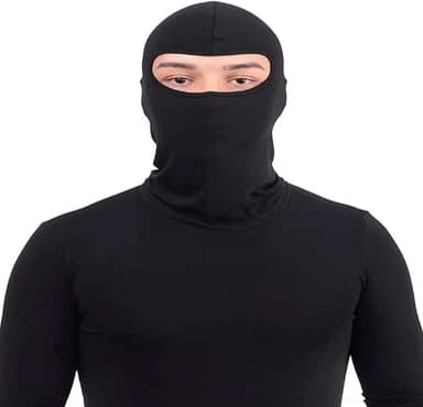 Touca Para Motoboy Balaclava Touca Ninja Motoqueiro, Máscara, Bandana,Touca Tática (PRETO)