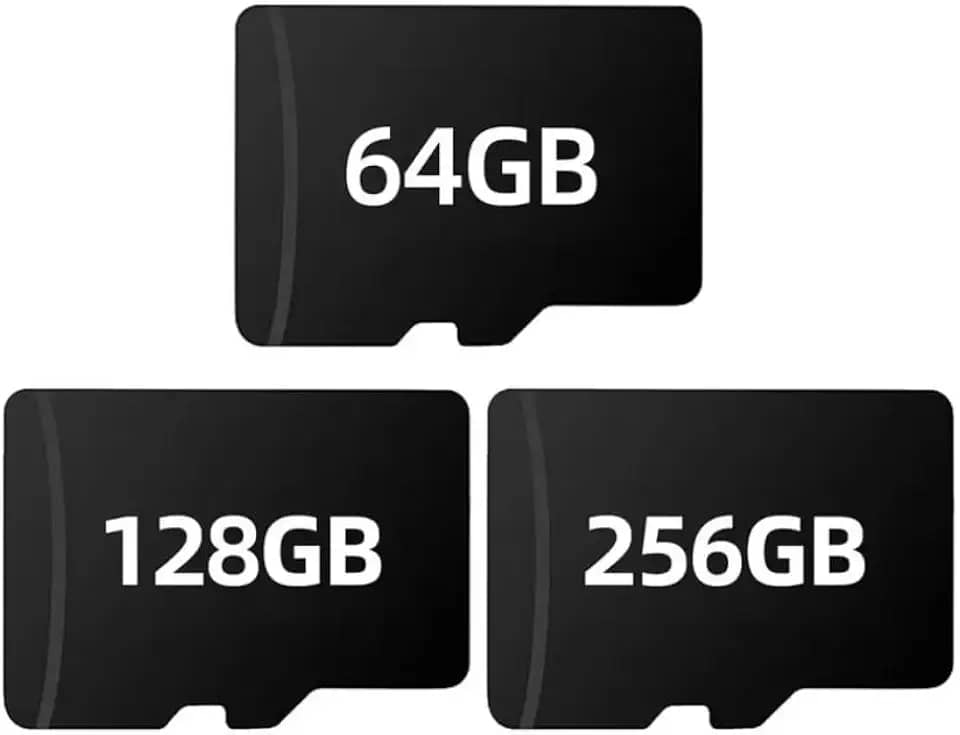 Cartão de Memória 8,16,32,64,128,256,512 GB Classe10 de Alta Velocidade com Adaptador Universal, Armazenamento Expansível para Dispositivos Móveis (128.0, GB)