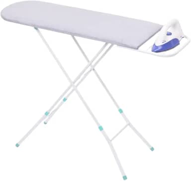 Tabua de Passar Roupa Com Suporte para Ferro Tecido Termico Mesa Passadeira