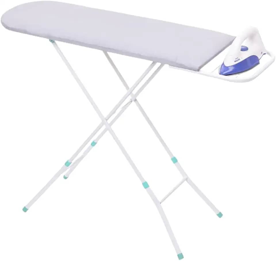 Tabua de Passar Roupa Com Suporte para Ferro Tecido Termico Mesa Passadeira