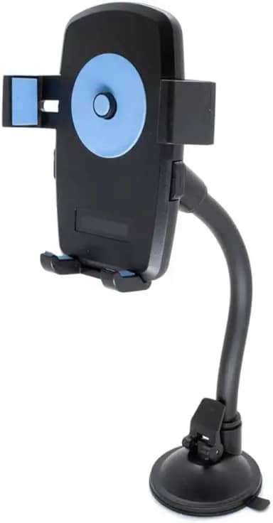 Suporte Celular Universal Veicular Vidro/Suporte Celular Carro Articulado 360° [Reforçado Com Haste Grossa, Com Base de Silicone][KRV Magazine]