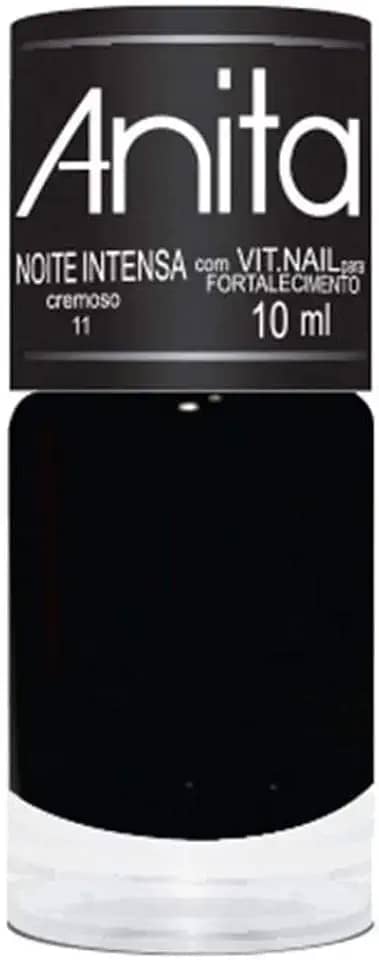 Esmalte Cremoso Anita Noite Intensa - Cor Profunda e Cobertura Total - 11 ml