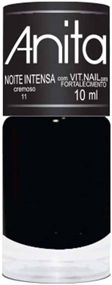 Esmalte Cremoso Anita Noite Intensa - Cor Profunda e Cobertura Total - 11 ml