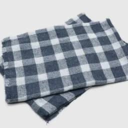 Pano de Chão Xadrez, Kit com 6 Unidades, 65x40 cm, Alvejado e Resistente para Limpeza Pesada, Alta Absorção