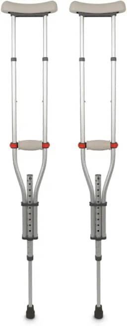 Muleta Axilar Universal Para 3 Medidas P M G 3em1 Até 130kg Dellamed