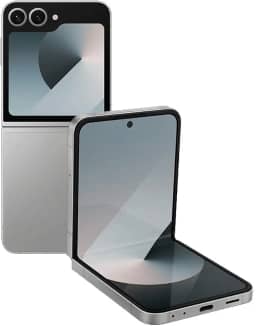 Samsung Celular Galaxy Z Flip6 5G, 256GB, 12GB RAM, Tela 6.7', Câm. Dupla + Selfie 50MP, Galaxy AI - Cinza