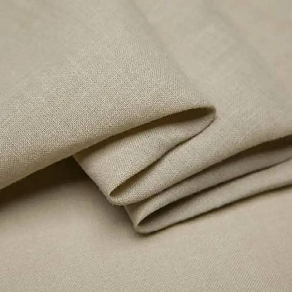 Tecido 100% Ramie/Linho de Cor Sólida para Vestido e Blusa 144,8 cm de Largura Artesanato por Yard (#7)