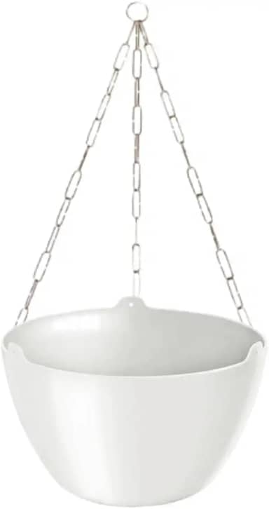 Kit Vaso Cuia Cachepo Elegance Suspenso Para Samambaia e Planta Pendente + Corrente 44cm