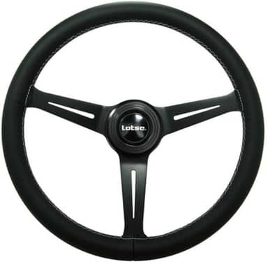 Volante Lotse Class Couro Preto (haste Black)