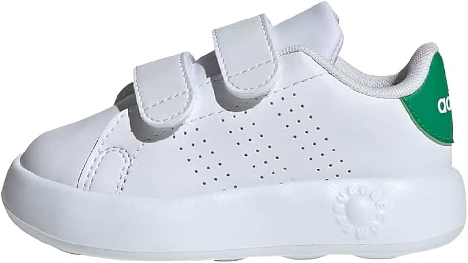 Tênis Adidas Advantage Bubble Infantil Branco e Verde