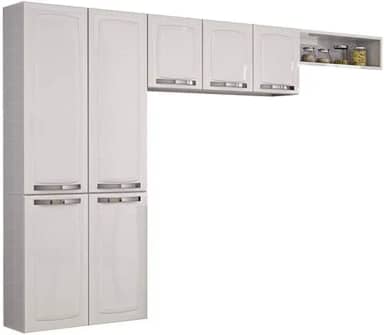 Cozinha Itatiaia Rose - 3 Peças - Branca