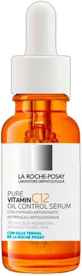 La Roche-Posay, Sérum Antirrugas para Peles Oleosas, Pure Vitamin C12 Oil Control