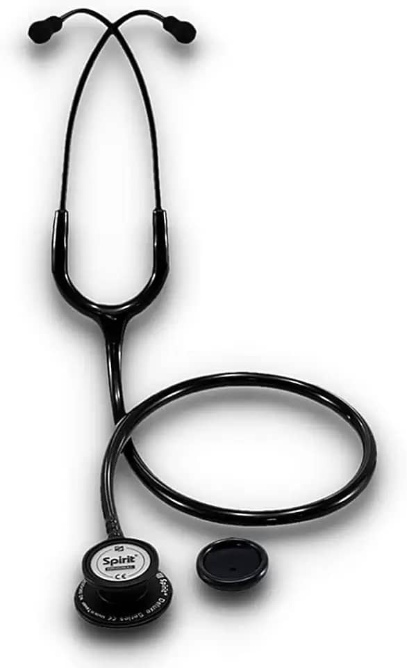 Estetoscópio Spirit - MD III Pro Adulto Black Edition