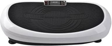WCT FITNESS Plataforma Vibratória Pro 220V - 30 Níveis de Velocidade - Branco e Preto - Controlo Remoto