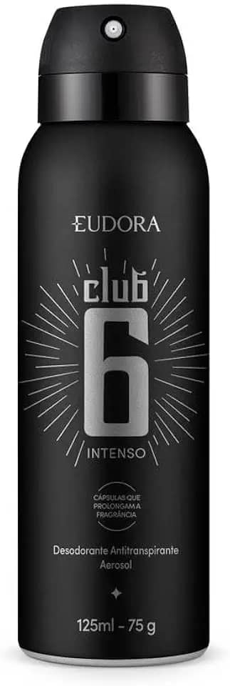 Eudora Club 6 Intenso Desodorante Antitranspirante 125ml/75g