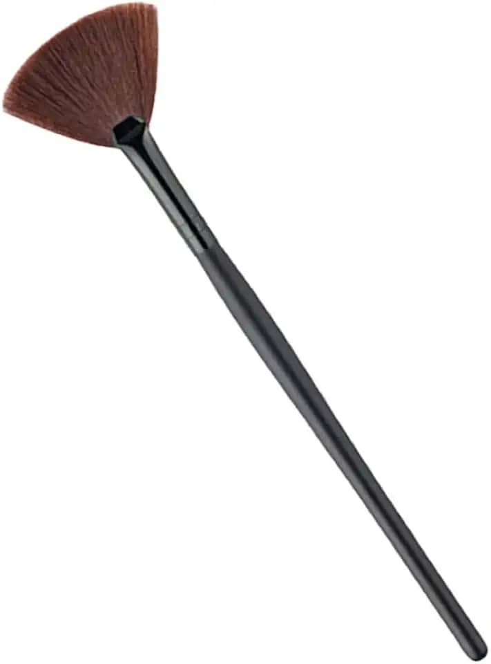 Pincel de maquiagem de cerdas macias para cosméticos pincel de blush marcador para blush em pó e realce