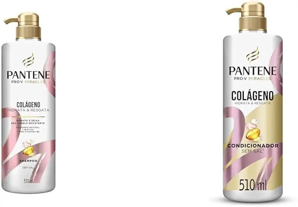 Kit Pantene Shampoo + Condicionador Colágeno