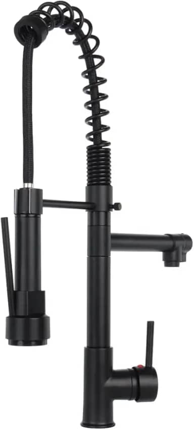 Torneira De Cozinha Gourmet Monocomando Black Preto 50 cm