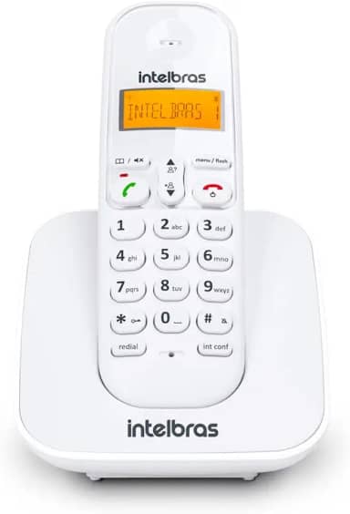 Telefone Sem Fio Digital TS 3110 Branco Intelbras