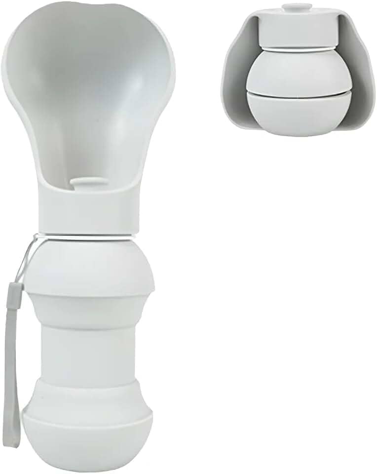 Bebedouro Portátil para Pets 550ml – Garrafa com Copo Integrado, Anti-Vazamento, Ideal para Passeios e Viagens
