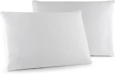 Kit 02 Fronhas Classic Tecido Percal 400 Fios 70x50 cm Antiácaro, Anti-pilling com Toque Macio - Branco