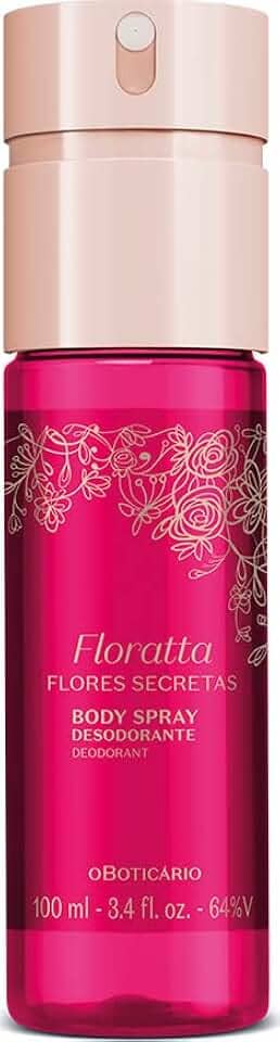 Floratta Flores Secretas Desodorante Body Spray 100ml O Boticário