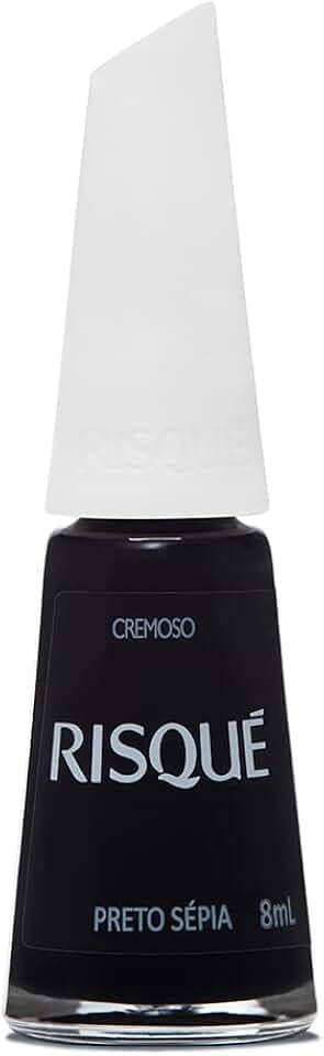 Risqué Esmalte Preto Sépia 8 Ml