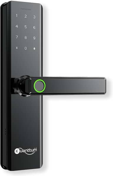 Fechadura Eletronica Digital Biométrica Smart Inteligente Kuanttum Kappa