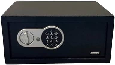 Cofre Eletrônico Digital Senha Ou Chave 43x33x20 Contelux P/Hotel