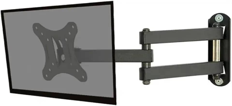 Suporte Articulado de Parede para TV e Monitor (10" a 26") - VESA Universal, Giro 180º, Inclinável e Extensível