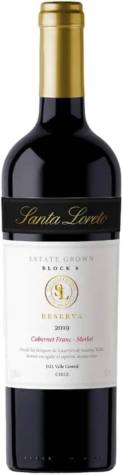 Vinho Fino Tinto Chileno Santa Loreto Reserva Cabernet Franc-Merlot 750ml