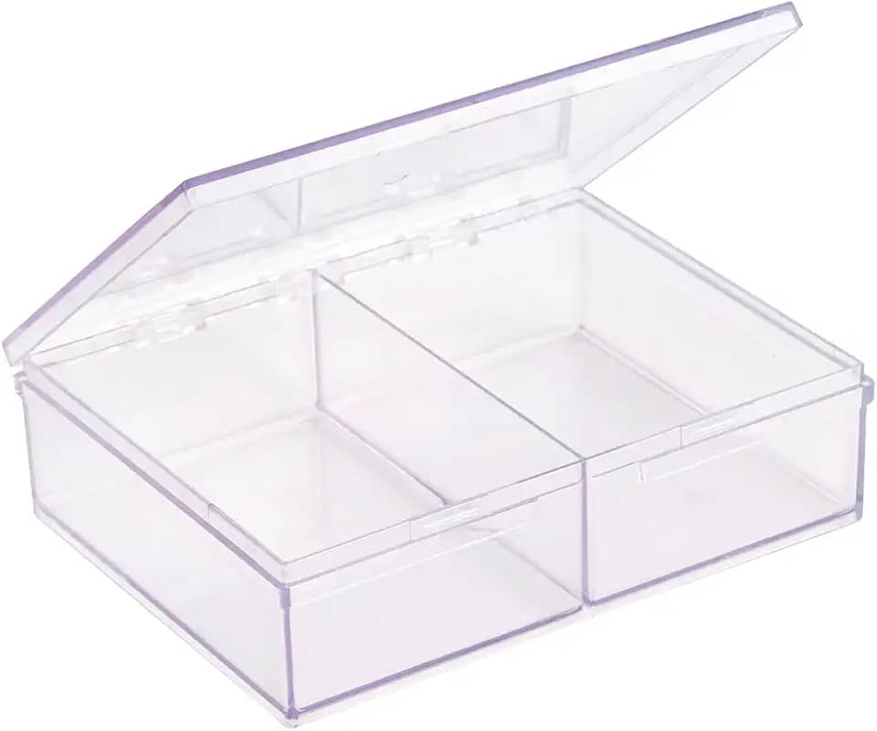 CAIXA ORGANIZADORA C/2 DIVISORIAS CRISTAL