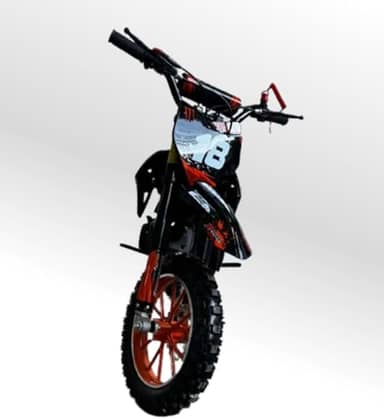 Mini Moto Cross Trilha 49cc Monster Laranja Gasolina com Óleo 2 Tempos