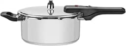 Panela de Pressão Tramontina Brava em Aço Inox com Fundo Triplo 22 cm 6 L