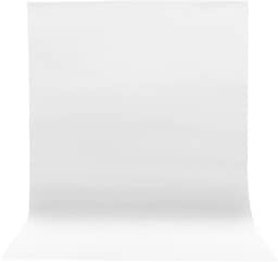 Pano de fundo branco para fotografia, cortina de fundo fotográfico de 2 m x 3 m, tela de fundo de sessão de fotos de tecido não tecido para decoração de festa de aniversário de estúdio (200 x 300 cm)