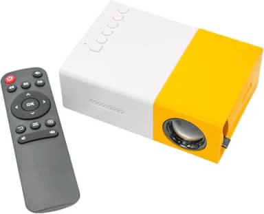Mini Projetor LED Portátil 1080P – Cinema em Casa, HDMI/USB/AV, Tela Gigante para Filmes, Futebol e Games – Compacto, Leve e Multimídia