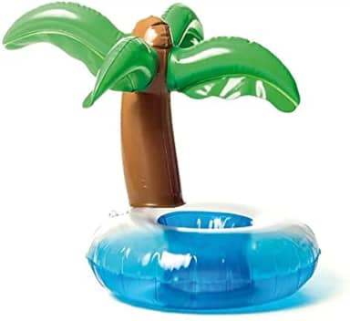 Bóia Inflável De Piscina Porta Copo Lata - Coqueiro