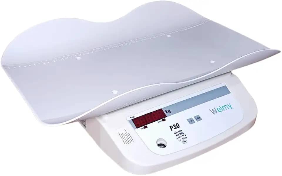Balança Pediátrica Profissional Digital Baby 30kg Welmy Cor Branco 110V/220V